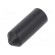 Heat shrink cap | glued | 10mm | black | crosslinked polyolefin POX image 2