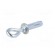 Hook | ring,with a anchor | steel | zinc | Thread len: 72mm paveikslėlis 2
