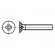 Screw | M3x5 | 0.5 | Head: countersunk | Phillips | PH1 | DIN 965A image 1