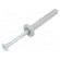Plastic anchor | with flange,with screw | 6x40 | zinc-plated steel image 1