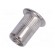 Rivet nuts | M6 | aluminium | Ømount.hole: 8.9mm | L: 14mm | Head: flat image 1