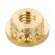 Threaded insert | brass | M2,5 | BN 37905 | L: 1.85mm | for plastic image 1