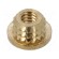 Threaded insert | brass | M2 | BN 37901 | L: 2mm | for plastic paveikslėlis 1