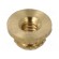 Threaded insert | brass | M2 | BN 37901 | L: 2mm | for plastic paveikslėlis 2