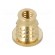 Threaded insert | brass | M2 | BN 37901 | L: 4.2mm | for plastic image 1