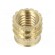 Threaded insert | brass | M3 | BN 37885 | L: 4.1mm | for plastic paveikslėlis 1