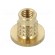 Threaded insert | brass | M3 | BN 37896 | L: 5.2mm | for plastic paveikslėlis 1