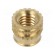 Threaded insert | brass | M4 | BN 37885 | L: 5.6mm | for plastic image 1