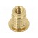 Threaded insert | brass | M4 | BN 37896 | L: 8.5mm | for plastic image 1