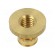 Threaded insert | brass | M5 | BN 37898 | L: 6.6mm | for plastic paveikslėlis 2