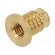 Threaded insert | brass | M6 | BN 37896 | L: 12.3mm | for plastic image 2