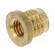 Threaded insert | brass | M8 | BN 37898 | L: 10.1mm | for plastic фото 2