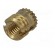Threaded insert | brass | without coating | M3 | BN: 1046 | L: 4.72mm paveikslėlis 6