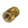 Threaded insert | brass | without coating | M4 | BN: 1052 | L: 8.2mm image 6