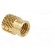 Threaded insert | brass | without coating | M5 | BN: 1054 | L: 8.3mm paveikslėlis 9