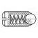 Ball latch | steel | BN 13363 | Thread: M6 | 14mm | Cut: slotted | HALDER image 1