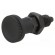 Indexing plungers | Thread: M10 | Plating: black finish | 5mm | steel image 1