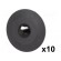 Trim clip | 10pcs | Audi | OEM: 811863905D | L: 18.3mm | polyamide | black paveikslėlis 1