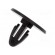 Trim clip | 10pcs | Dacia,Renault | OEM: 7703077117 | L: 14.6mm | black image 2