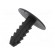 Trim clip | 10pcs | Fiat | OEM: 718202808 | L: 24.9mm | polyamide | black paveikslėlis 2