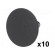 Trim clip | 10pcs | Fiat | OEM: 82450771 | L: 19.1mm | polyamide | black image 1