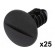 Trim clip | 25pcs | Fiat | OEM: 14590887 | L: 27.5mm | polyamide | black image 1