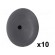 Wheel guard clip | 10pcs | Renault | OEM: 7703077225 | L: 25mm | black image 1