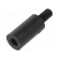 Screwed spacer sleeve | cylindrical | polyamide | M4 | M4 | 15mm | black paveikslėlis 1