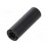 Spacer sleeve | cylindrical | polyamide | M2 | L: 12mm | Øout: 4mm | black image 1