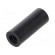 Spacer sleeve | cylindrical | polyamide | M3 | L: 15mm | Øout: 6mm | black paveikslėlis 1