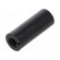Spacer sleeve | cylindrical | polyamide | M3 | L: 15mm | Øout: 6mm | black image 2