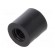 Spacer sleeve | cylindrical | polyamide | M3 | L: 6mm | Øout: 6mm | black paveikslėlis 1