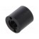 Spacer sleeve | cylindrical | polyamide | M3 | L: 6mm | Øout: 6mm | black paveikslėlis 2