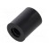 Spacer sleeve | cylindrical | polyamide | M4 | L: 10mm | Øout: 8mm | black image 1