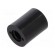 Spacer sleeve | cylindrical | polyamide | M4 | L: 10mm | Øout: 8mm | black фото 2