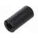 Spacer sleeve | cylindrical | polyamide | M2 | L: 8mm | Øout: 4mm | black фото 1