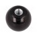 Ball knob | Ø: 25mm | Int.thread: M6 | 9mm | with tapped bushing image 2