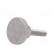 Knob | Ø: 16mm | Ext.thread: M4 | 16mm | H: 9.5mm | stainless steel paveikslėlis 2