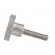 Knob | Ø: 16mm | Ext.thread: M4 | 16mm | H: 9.5mm | stainless steel paveikslėlis 3