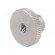 Knob | Ø: 16mm | Int.thread: M4 | H: 9.5mm | stainless steel | DIN: 466 image 1