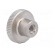 Knob | Ø: 16mm | Int.thread: M4 | H: 9.5mm | stainless steel | DIN: 466 image 4