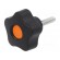 Knob | Ø: 32mm | Ext.thread: M5 | 20mm | H: 23mm | technopolymer PP image 1