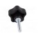 Knob | Ø: 32mm | Ext.thread: M6 | 30mm | H: 23mm | technopolymer (PP) image 5