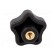 Knob | Ø: 32mm | Int.thread: M5 | 12mm | H: 23mm | technopolymer (PP) фото 8