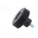 Knob | Ø: 39.5mm | Ext.thread: M6 | 10mm | H: 26.5mm | technopolymer PP image 3