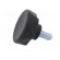 Knob | Ø: 45mm | Ext.thread: M10 | 20mm | technopolymer PA | Cap: black image 3