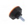 Knob | Ø: 45mm | Ext.thread: M8 | 20mm | technopolymer (PA) | Cap: orange image 4