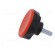 Knob | Ø: 45mm | Ext.thread: M8 | 20mm | technopolymer (PA) | Cap: red image 3