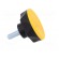 Knob | Ø: 45mm | Ext.thread: M8 | 20mm | technopolymer (PA) | Cap: yellow image 7