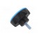 Knob | Ø: 56mm | Ext.thread: M8 | 20mm | technopolymer (PA) | Cap: blue image 4